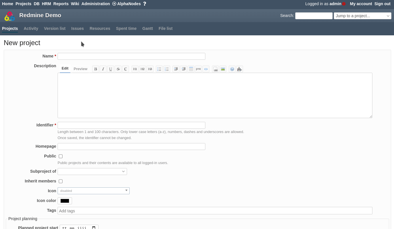 Redmine Project management basics