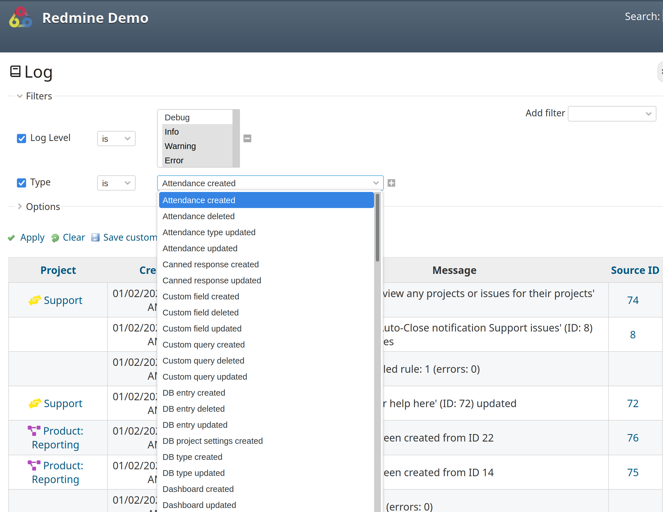 Redmine Reporting Plugin