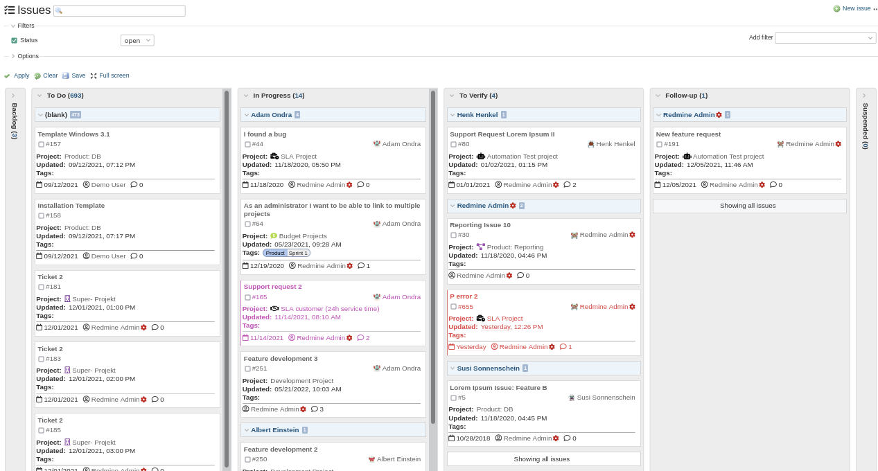 Redmine Reporting Plugin
