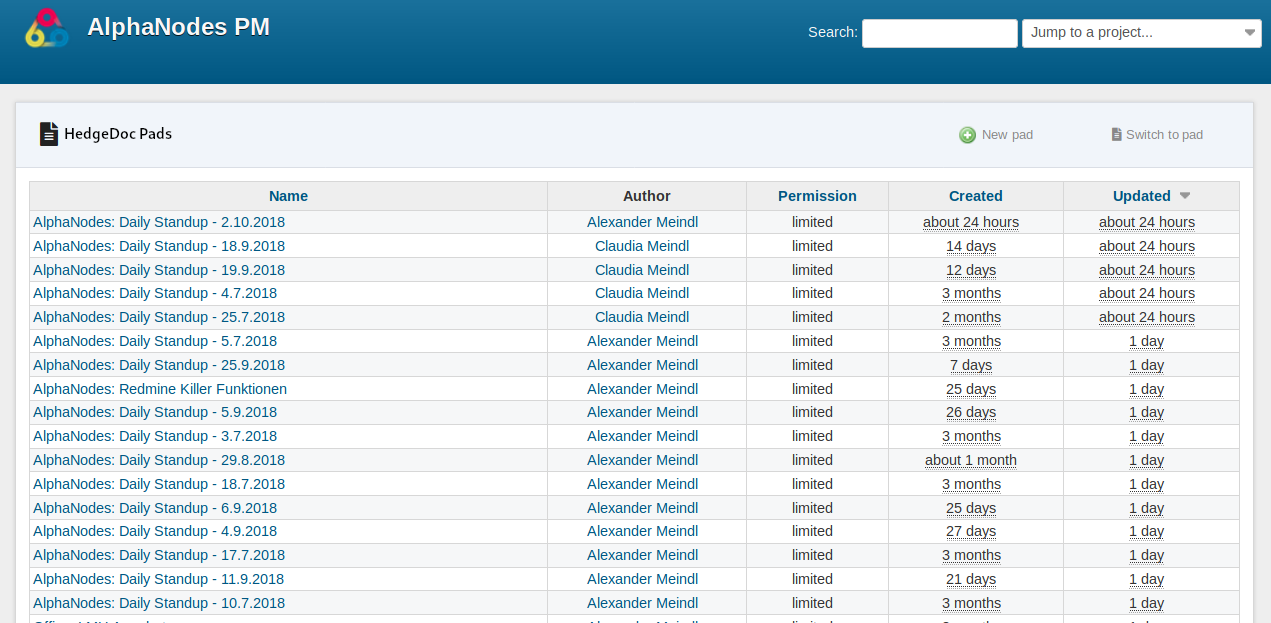 Plugin HedgeDoc