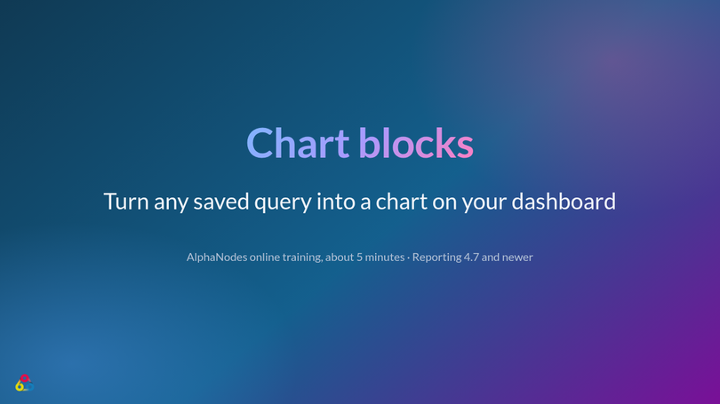 Redmine Reporting Plugin Online Training: Chart blocks for the dashboard